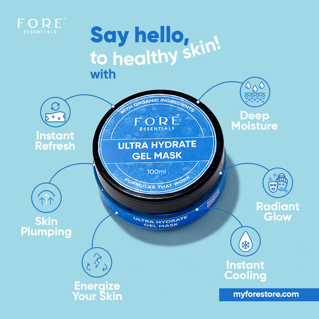 Ultra Hydrate Gel Mask - 100% Organic