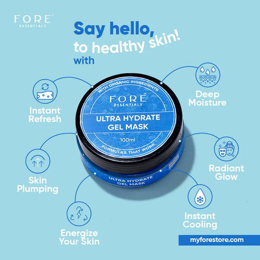 Ultra Hydrate Gel Mask - 100% Organic
