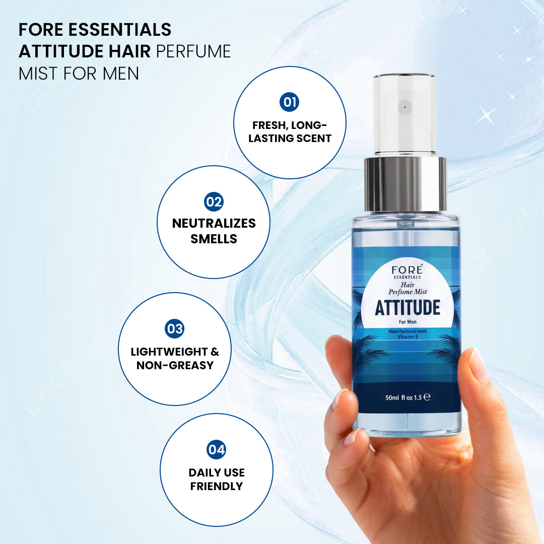 Fore Essentials Attitude Hair Perfume Mist for Men