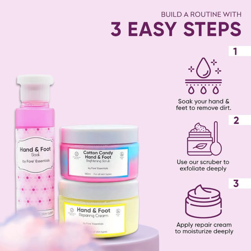 Hand And Foot Brightening Kit - Fore Essential 