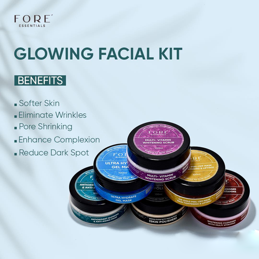 Glowing Facial Kit - Set of 6