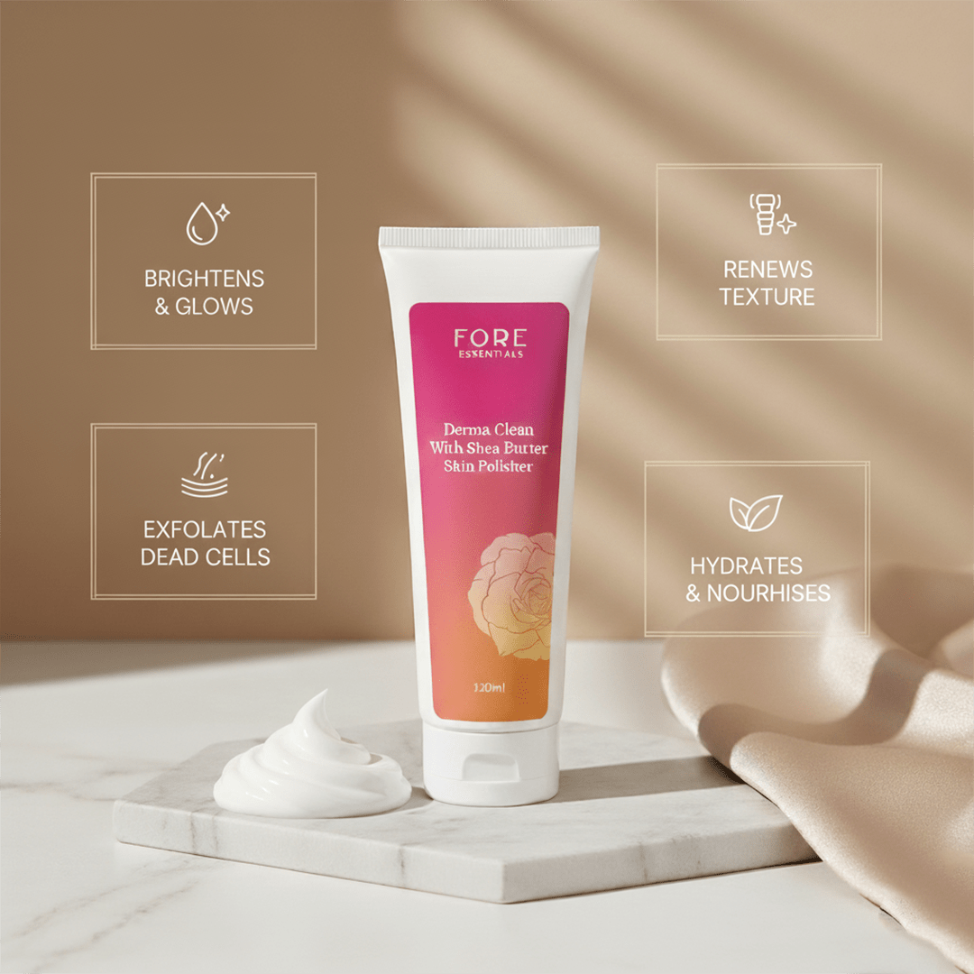 Derma Clean With Shea Butter Skin Polisher - Fore Essential