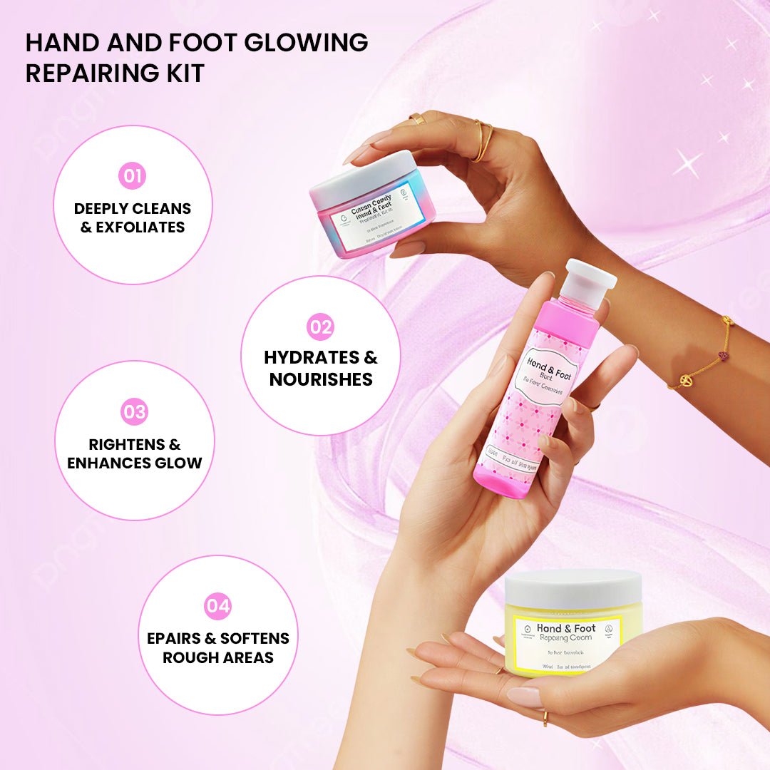 Hand And Foot Glowing Repairing Kit - Fore Essential