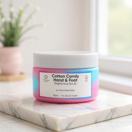 Hand and Foot Brightening Cotton Candy Scrub