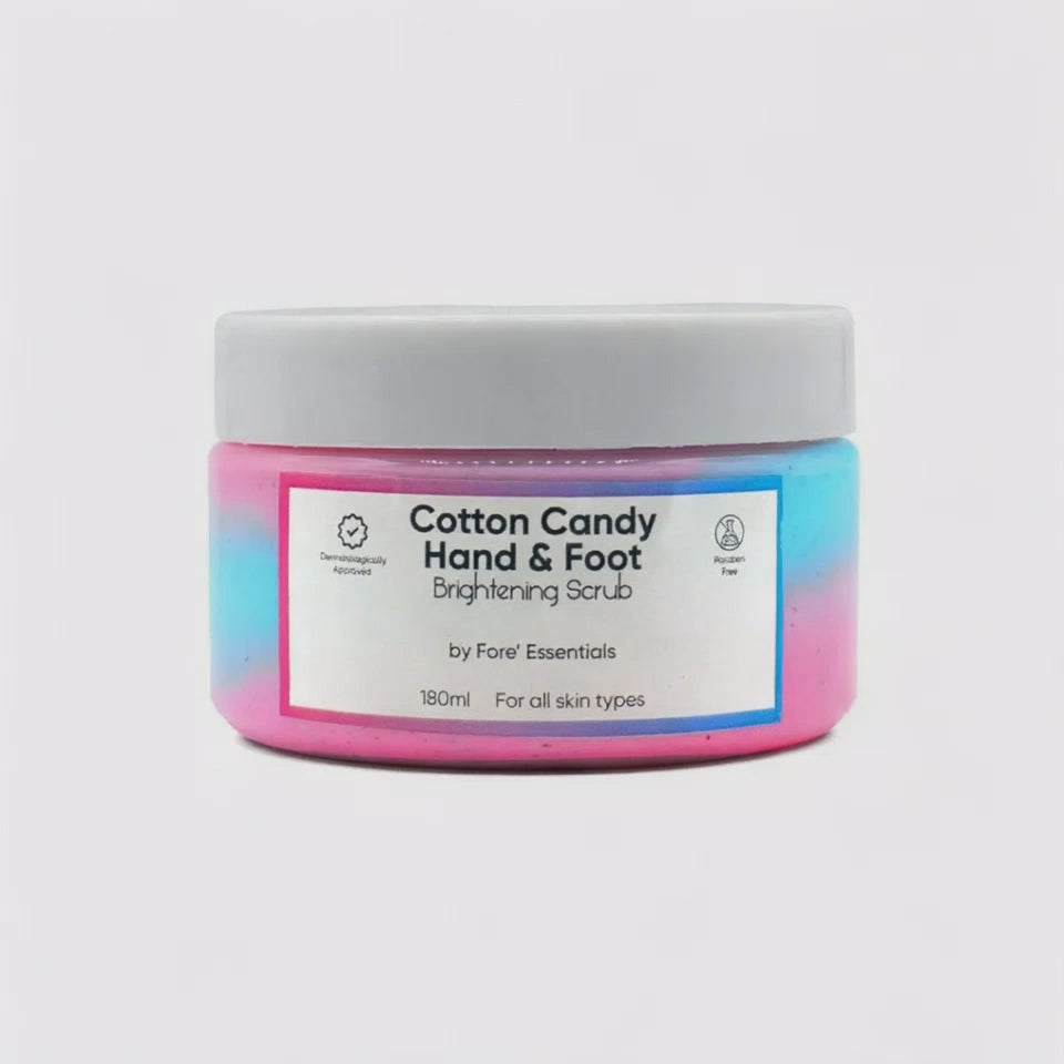 Hand and Foot Brightening Cotton Candy Scrub