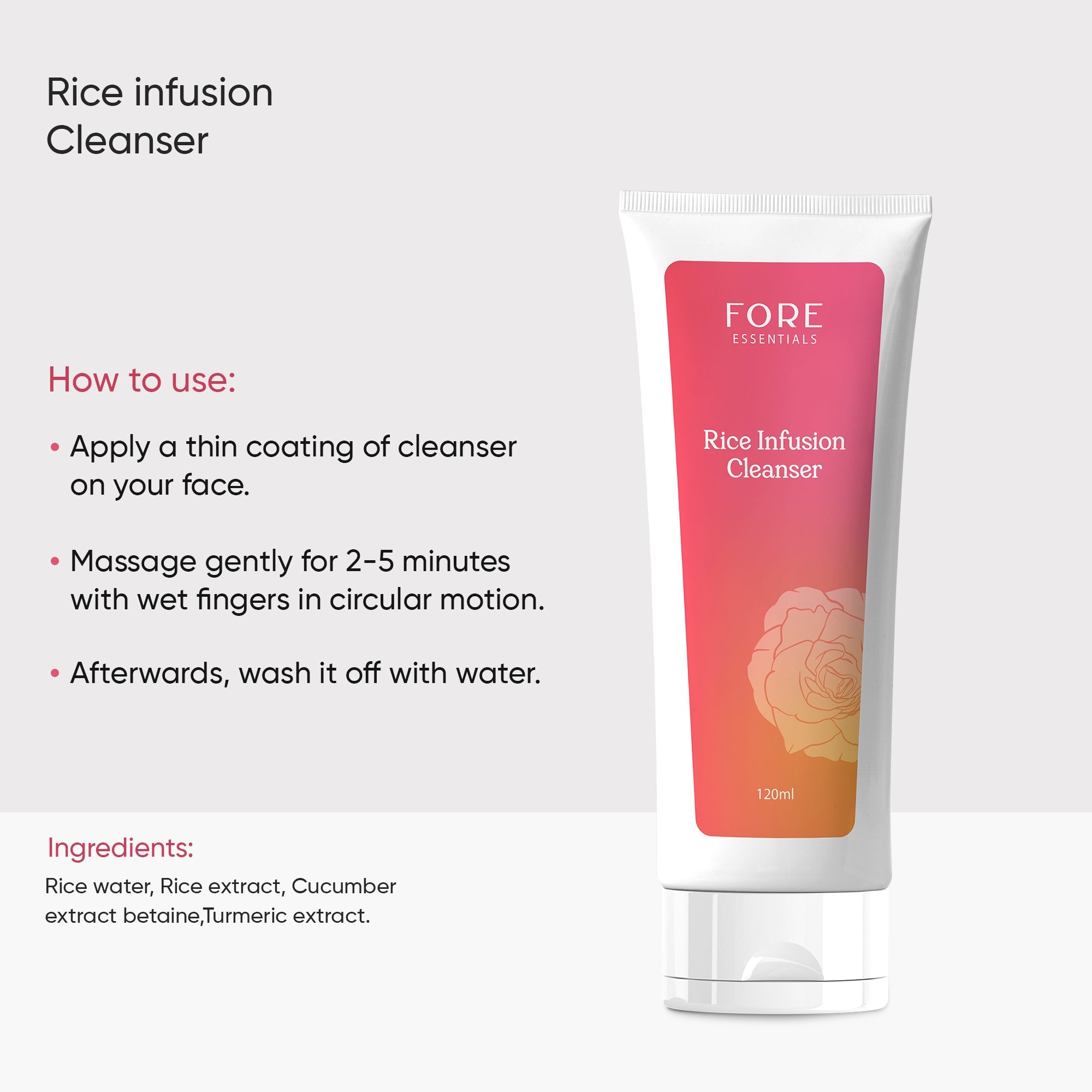 Rice Infusion Cleanser - Fore Essential