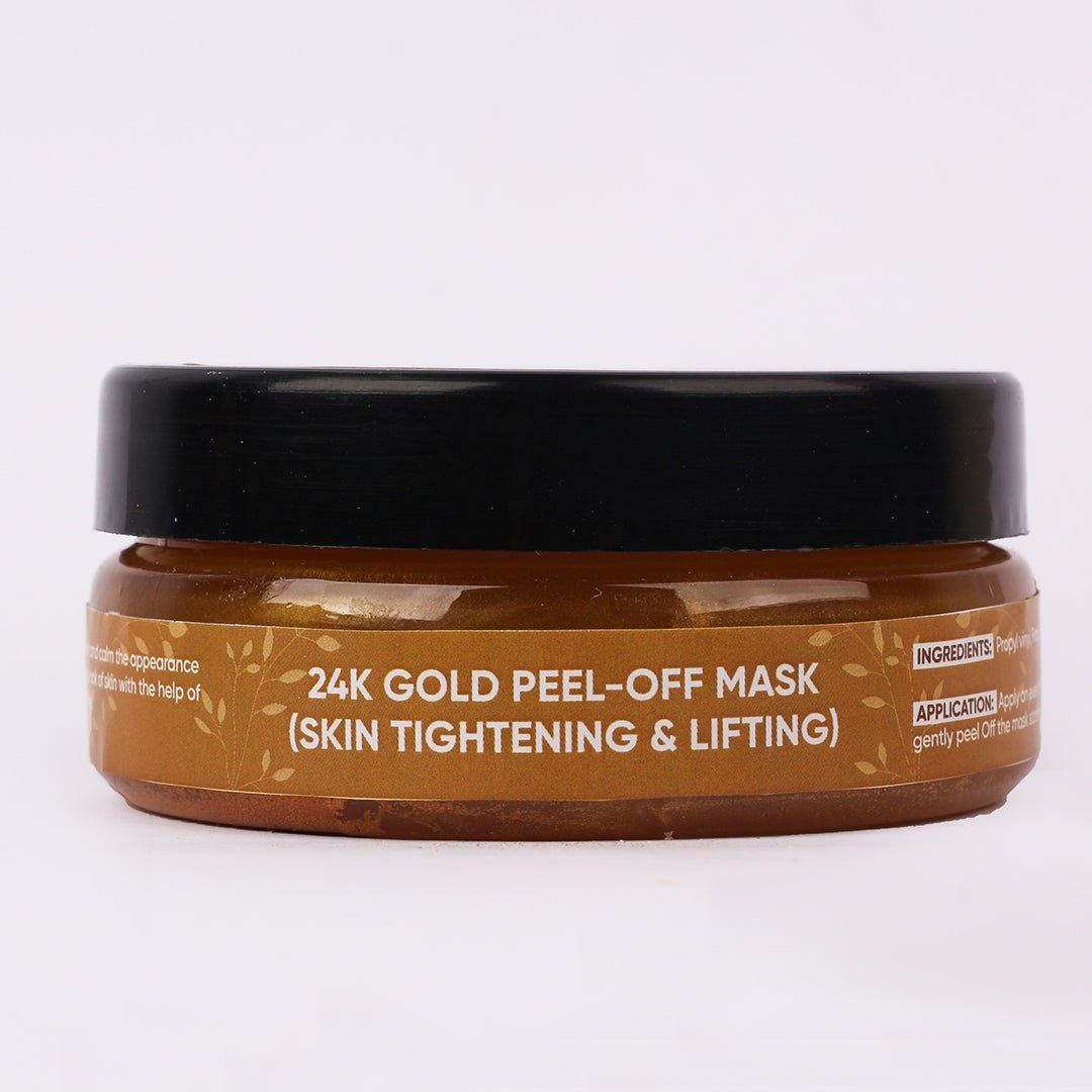 24K Gold Peel-Off Mask - (Organic) - Fore Essential