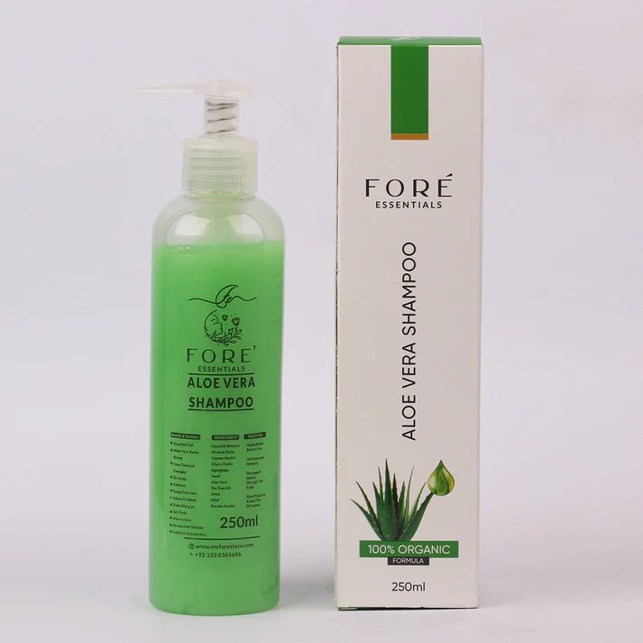 Aloe Vera Shampoo (100% Organic) - Fore Essential