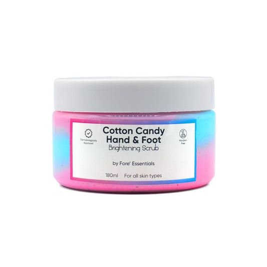 Hand and Foot Brightening Cotton Candy Scrub - Fore Essential