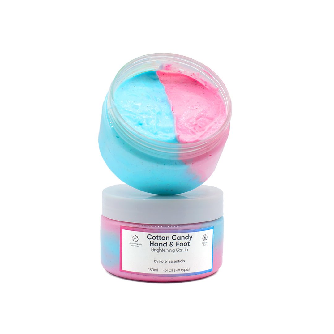 Hand and Foot Brightening Cotton Candy Scrub - Fore Essential
